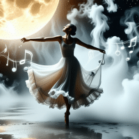 Danser sur une musique entendue dans l’imagination